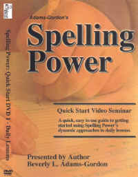 Cover of the Spelling Power Teacher Training DVD